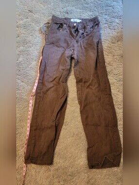 Refuge Denim Wide Leg Brown Denim Jeans